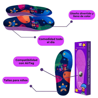 Plantillas GPS Flow Tag™ para niños